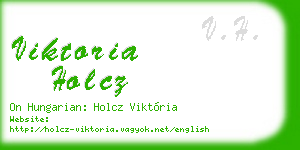 viktoria holcz business card